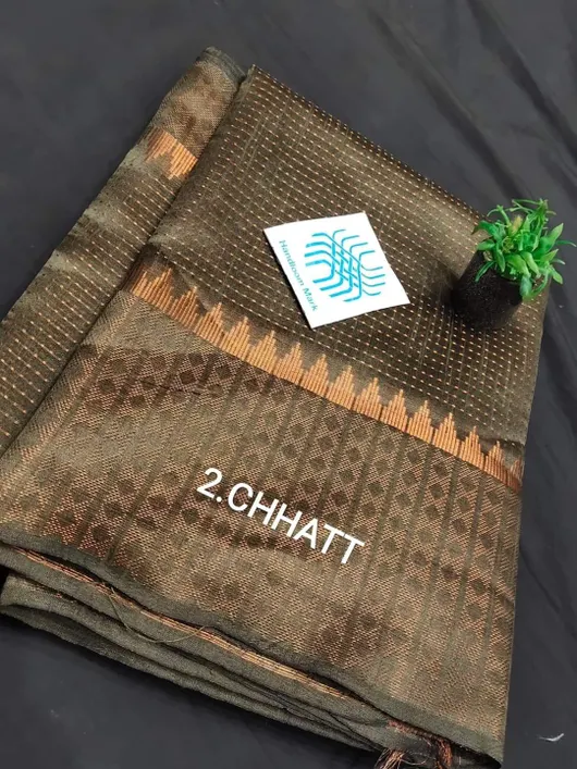Traditional Ethnic Wear Kota Silk Saree with Zari Border